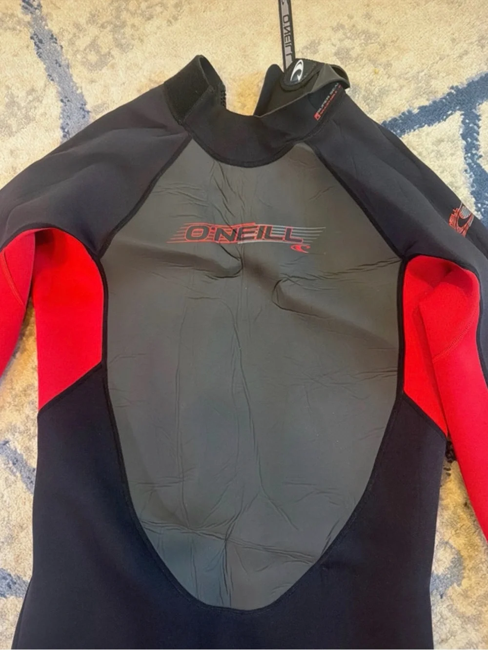O'Neill man  Black and Red Full Wetsuit One-Piece size xxl